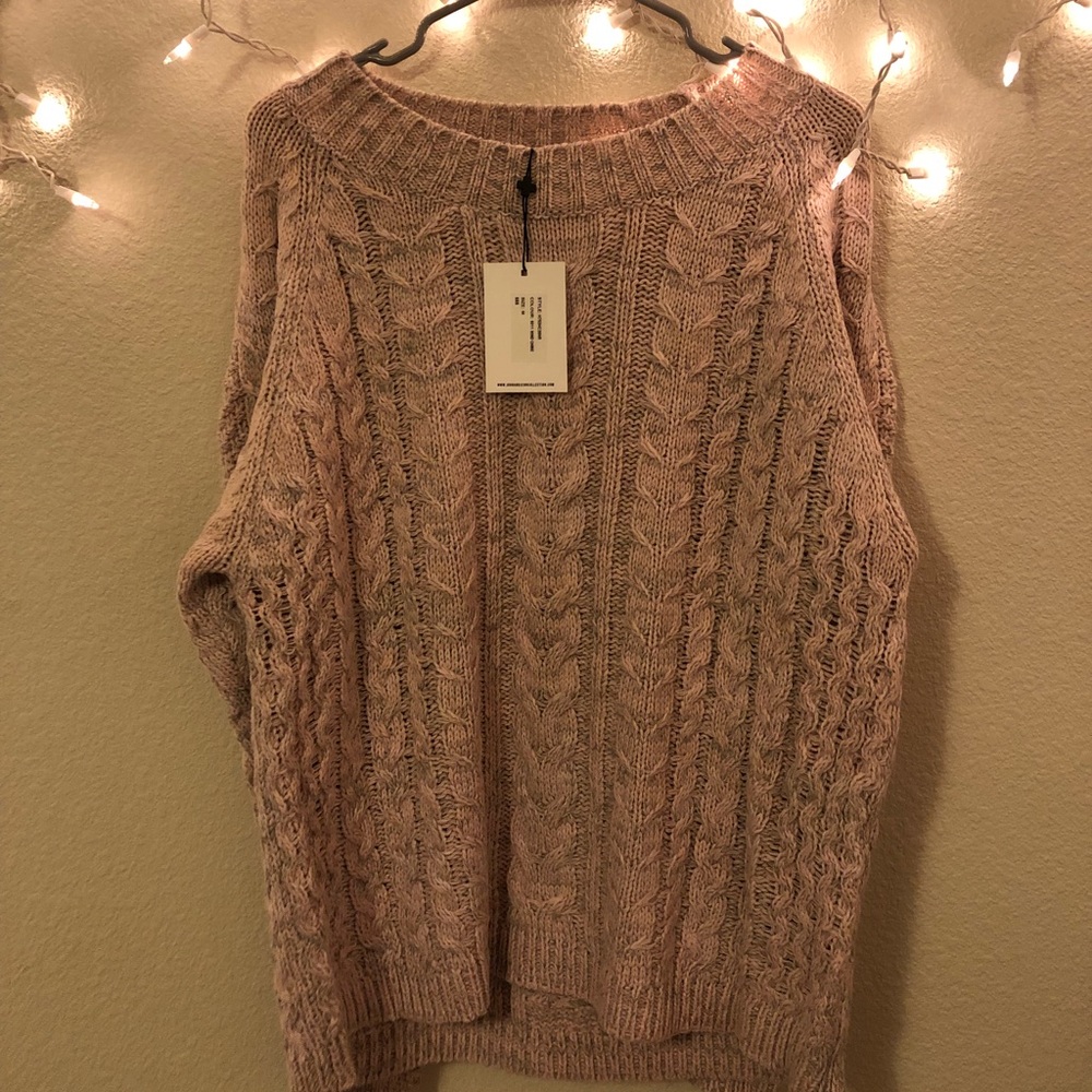 LINE - Oversized Cable Knit Sweater